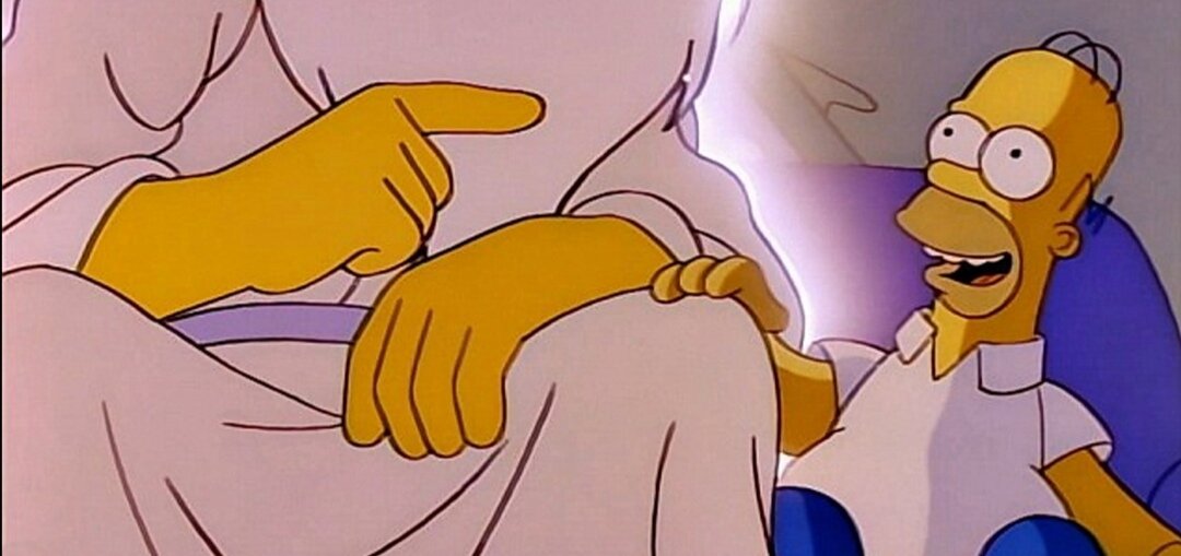 Гомер: Боже, хочу тебя спросить. В чем смысл жизни?Бог: Гомер, этого я не могу сказать. Ты узнаешь, когда умрешь.Гомер: Я не могу так долго ждать!Бог: Ты не можешь подождать полгода?