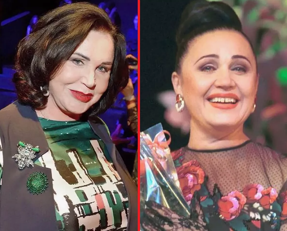 Надежда Бабкина сейчас и на заре карьеры