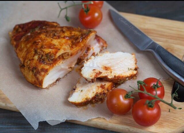 Пряная буженина из куриной грудки