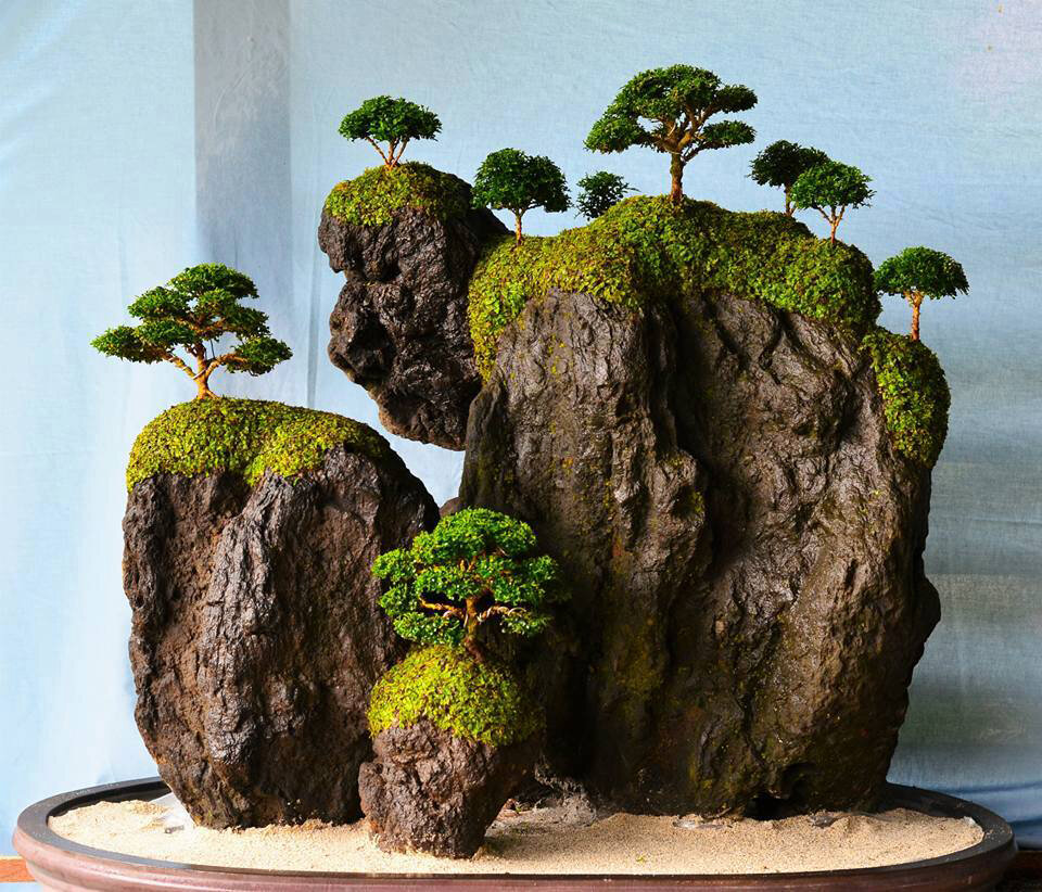 Скальный ландшафт в миниатюре