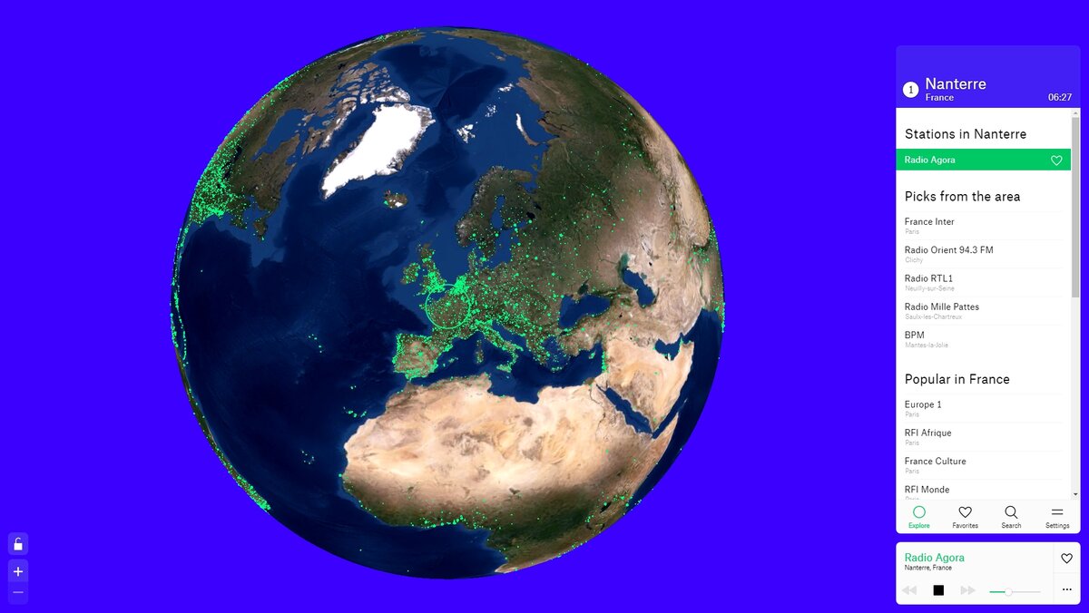 Интерфейс всемирного радио.