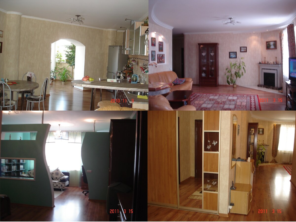 Квартира наших друзей -  150 кв. метров, их как раз четверо - проходят по нормам Концепции от 2008 года.