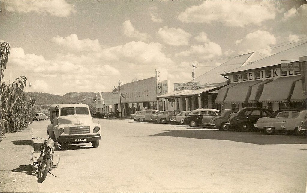 Rhodesia, Fort Victoria  - Allan Wilson Street 1950s / Flickr  