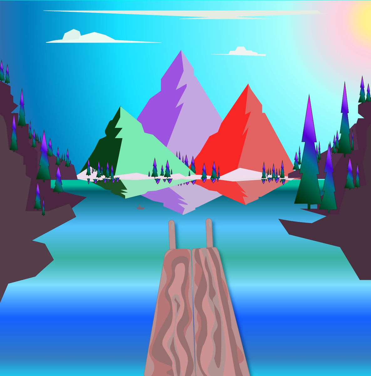 Adobe Illustrator - совсем несложный и интересный графический редактор