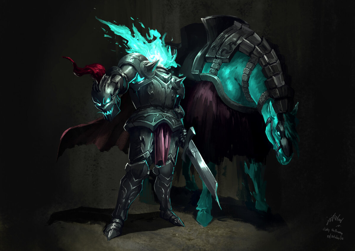 Дуллхан - это всадник без головы.