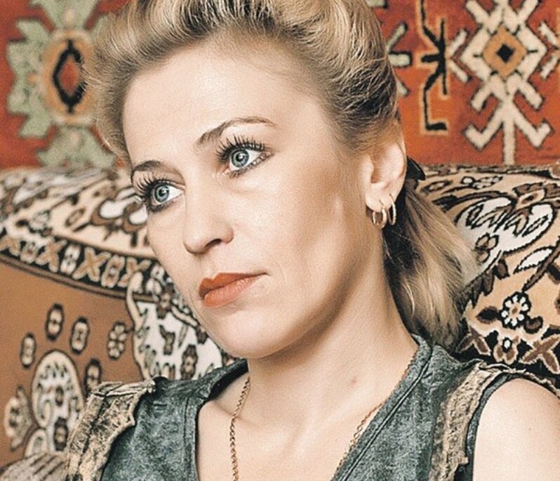 Светлана Ступак во время съемок документального фильма. 