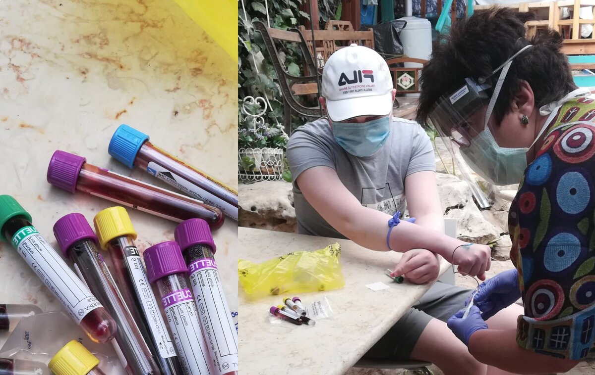 Сережа Куликовский и профессор Степенски. Иерусалим, Израиль.