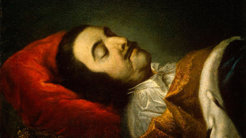 Иоганн Готфрид Таннауэр. Петр Великий на смертном ложе. 