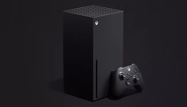 Xbox Series X вместе с контроллером (Изображение предоставлено Microsoft)