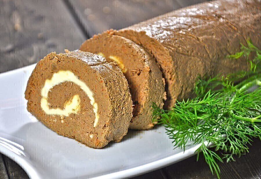 очень вкусный и красивый паштет