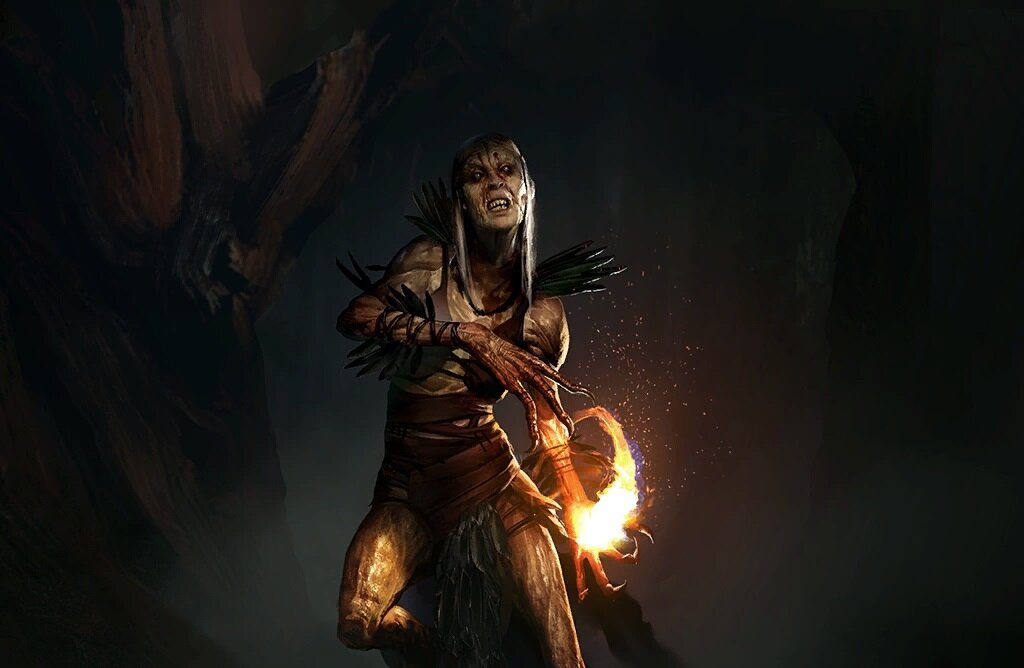 Ворожея - официальный арт TES:L из файлов игры