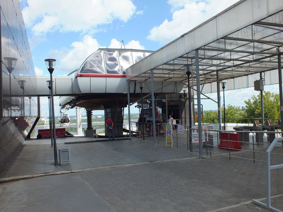 Станция канатной дороги.