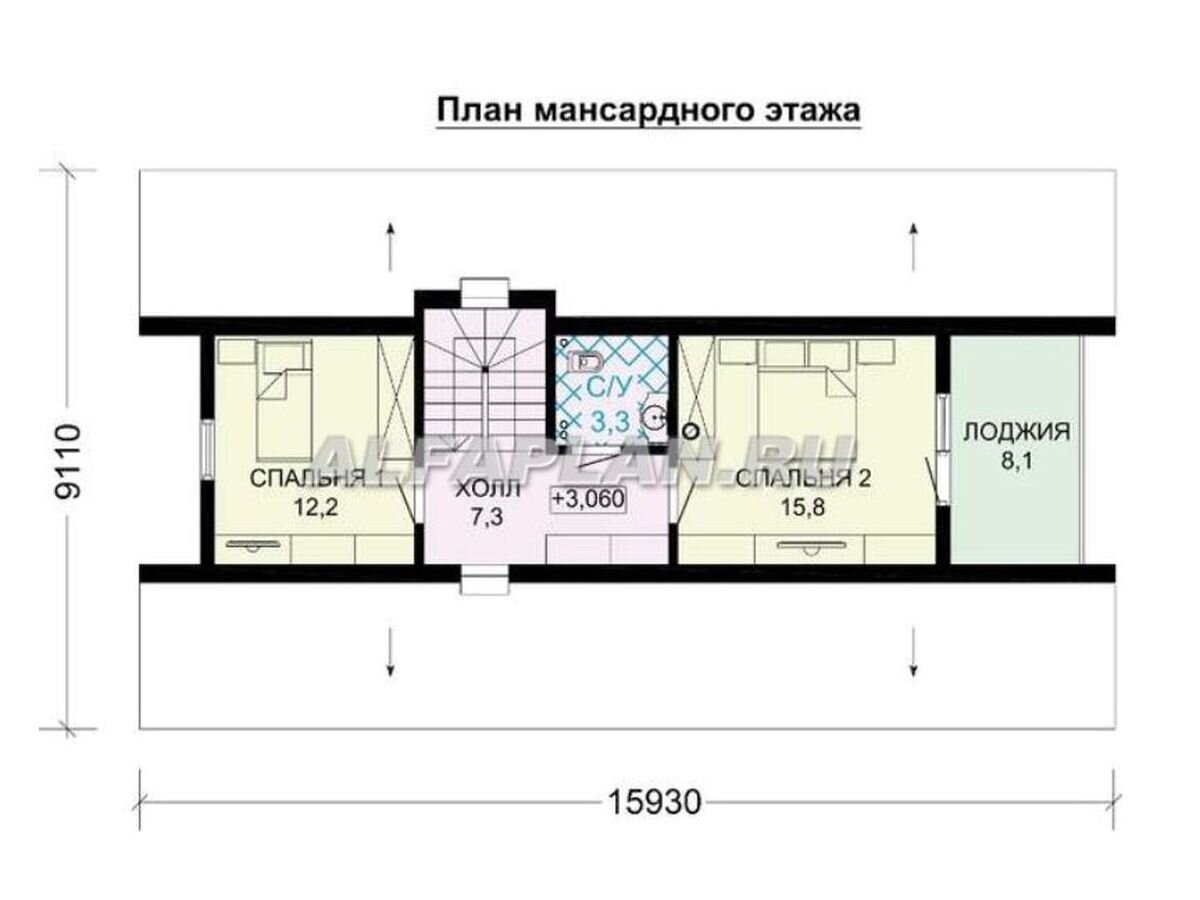 Проект экономичного дома G133, 3 спальни, 127м2 | Популярные проекты домов  Альфаплан | Дзен