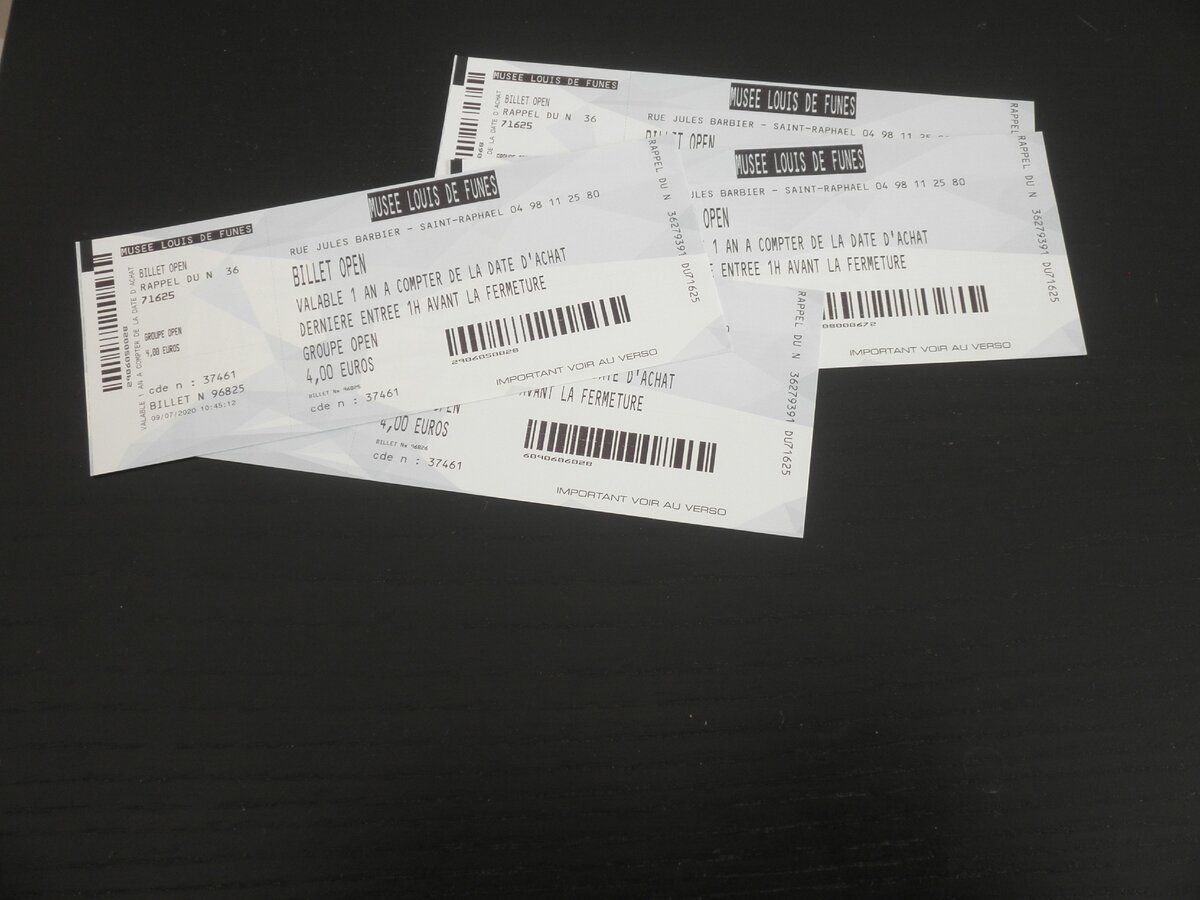 Билеты в музей. Фото автора