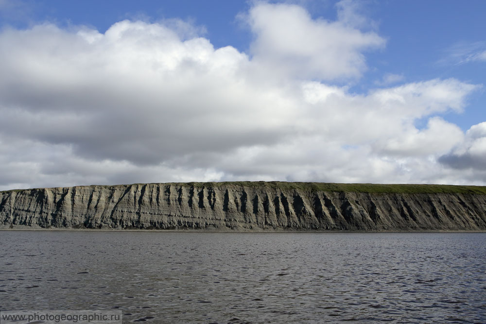 Вот такие берега в Анабарской губе.