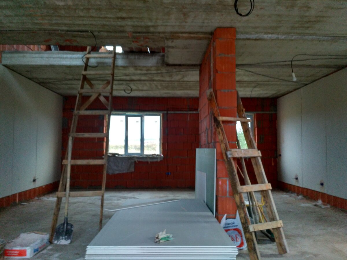 Монтаж листов идет быстро