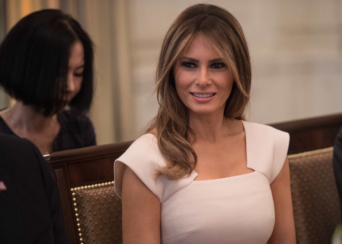 Мелания Трамп. Кадр с breitbart