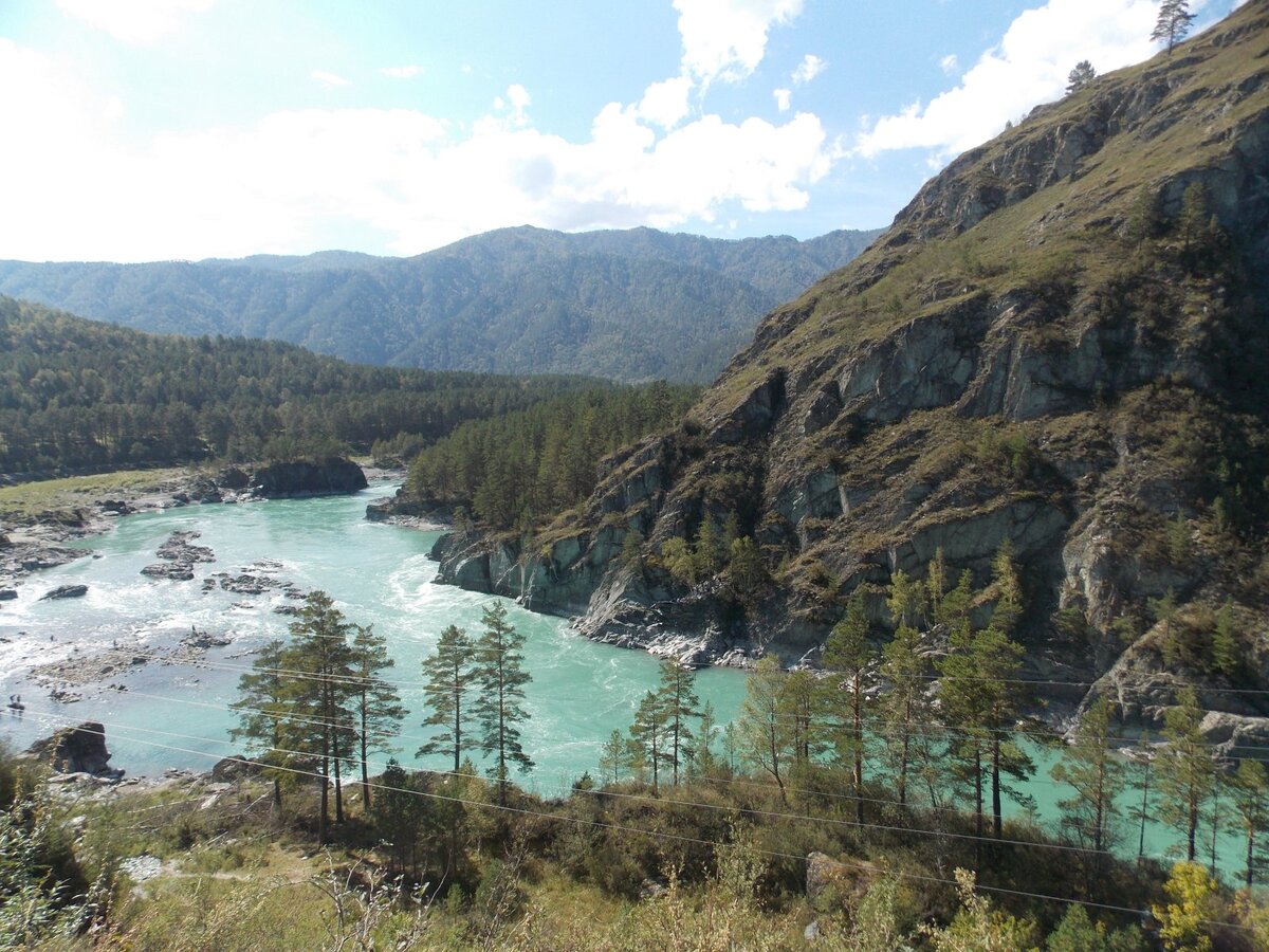 Село Узнезя горный Алтай