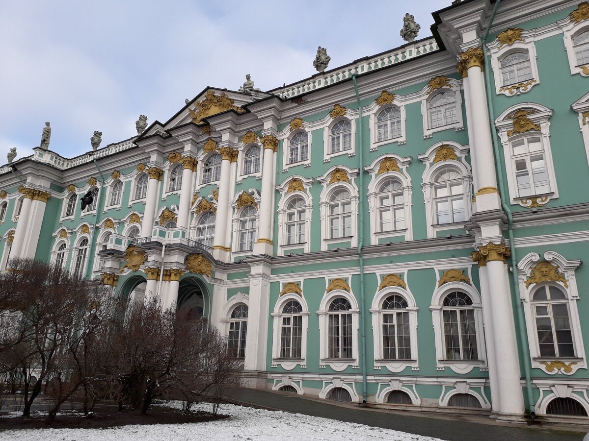 Эрмитаж сад Санкт-Петербург зимний дворец