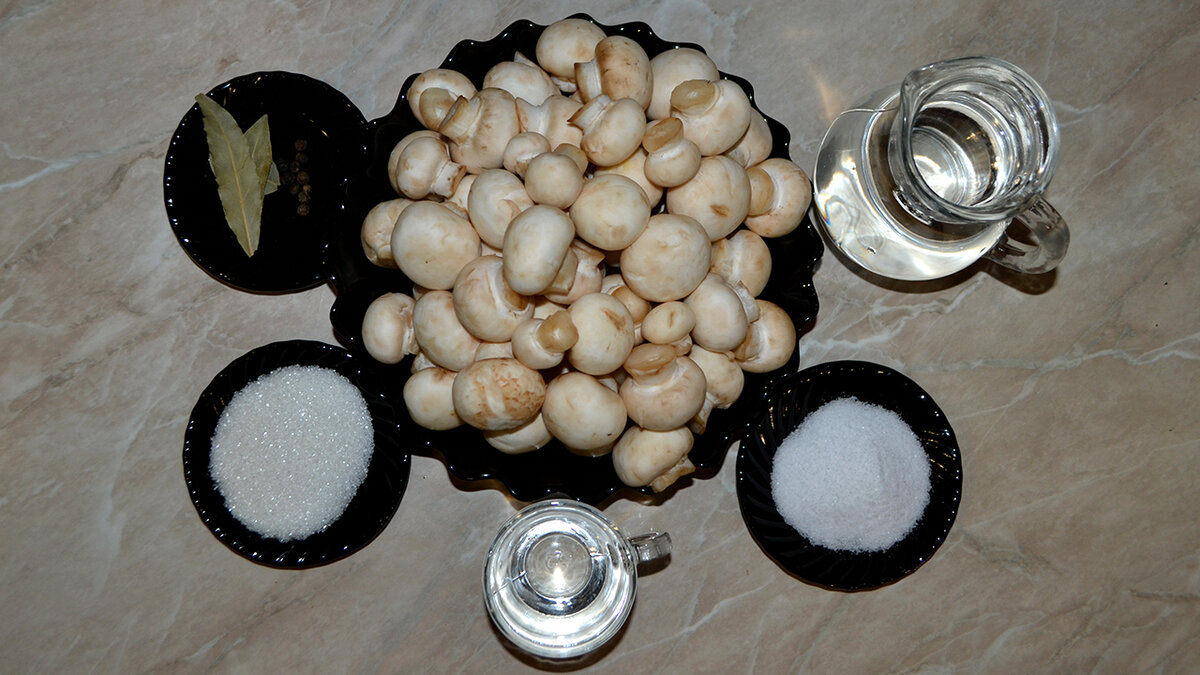 Рецепт маринованных шампиньонов