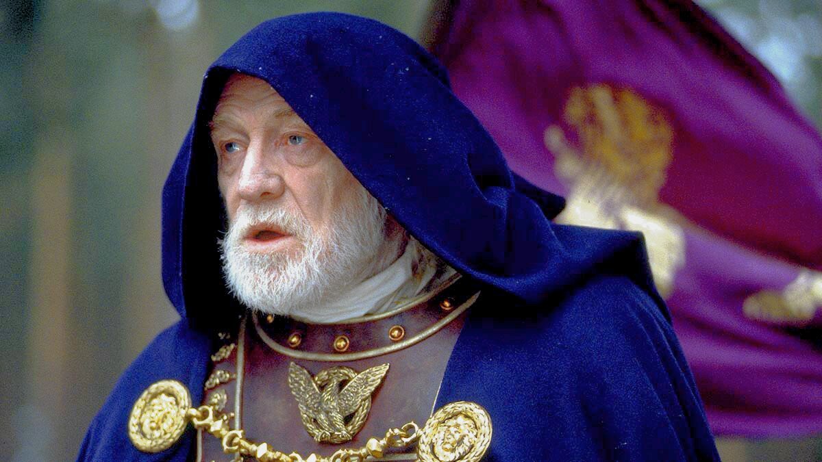 Философ-стоик и император Марк Аврелий в фильме "Гладиатор"