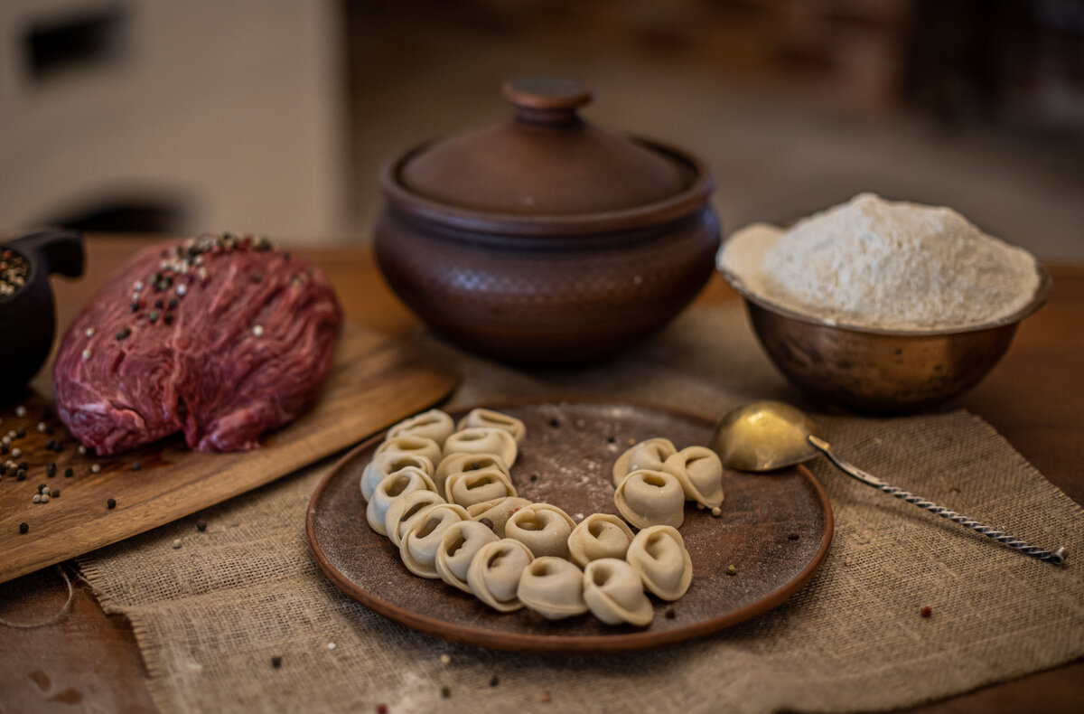 Пельмени с мясом