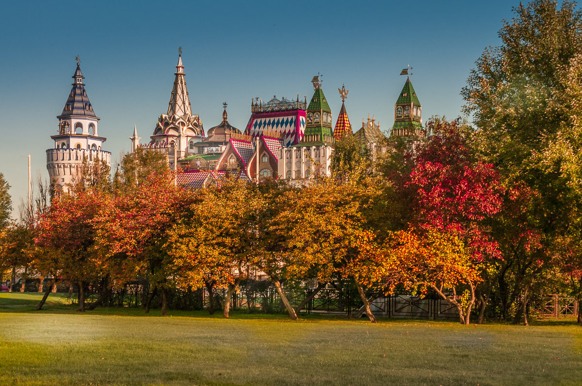 Россия осень Кремль