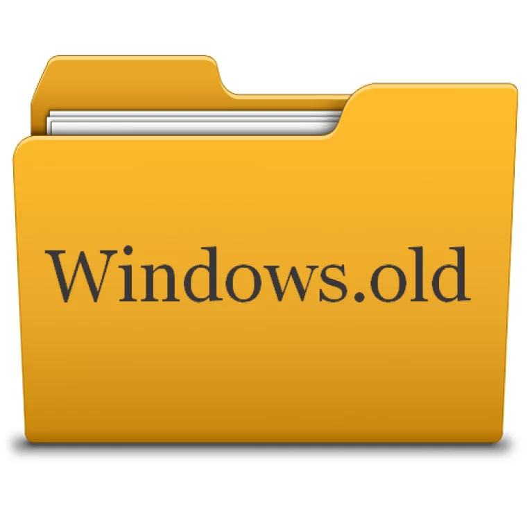 Как удалить папку windows old