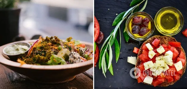 Рецепт низкокалорийных салатов