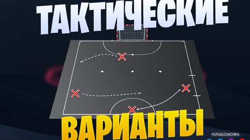 Тактические варианты / Система 3-1 / Тактика футзала