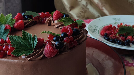 Видео-рецепт торта Три шоколада