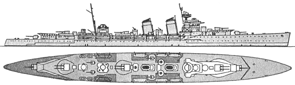 Almirante Cervera 1960