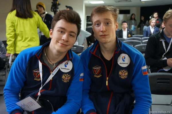 Александр Самарин и Дмитрий Алиев на этапе Гран при в Москве