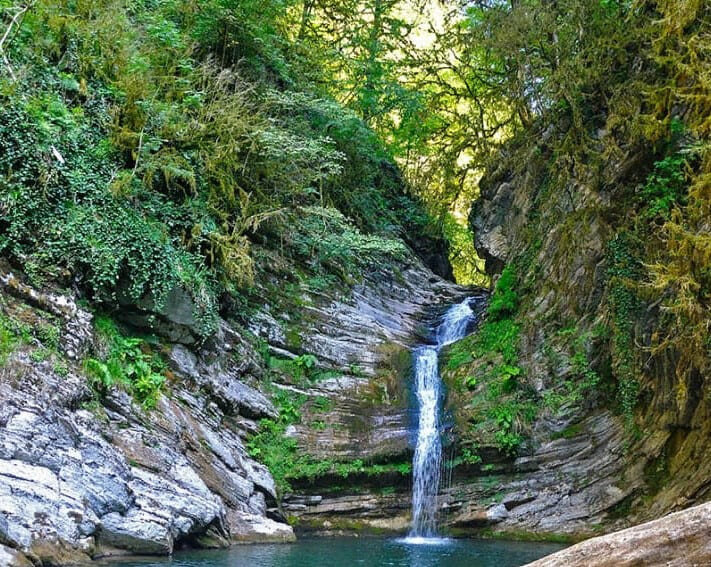 Самшитовый водопад