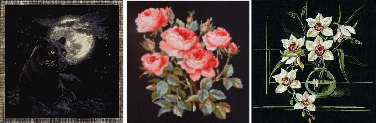 Вышитые мои разы и 2 хотелки; моя и дочери.