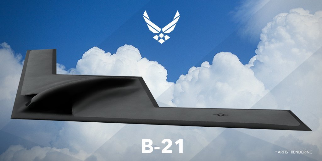 Предварительный эскиз Northrop Grumman B-21 Raider