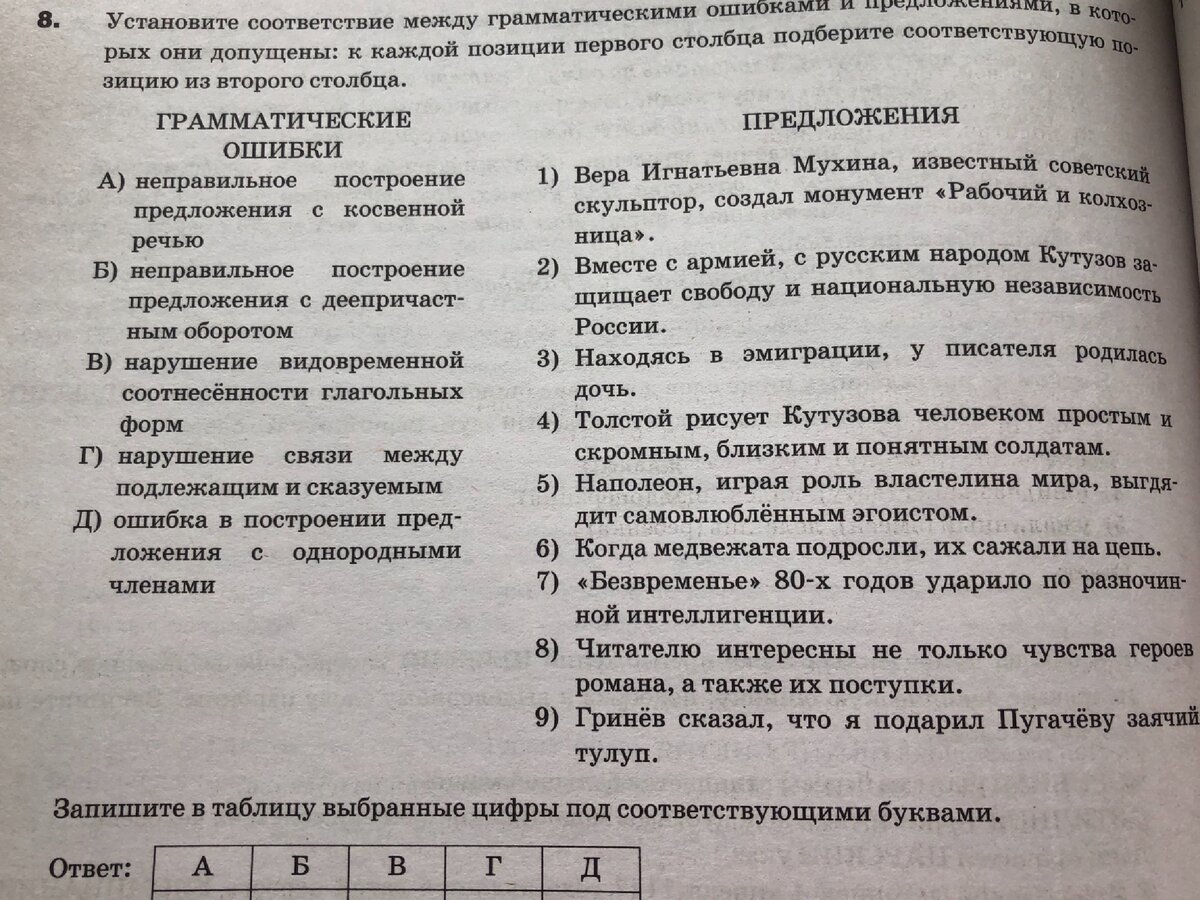 Задание 8 в ЕГЭ по русскому языку. 2020 год. | ЕГЭ или жизнь? | Дзен