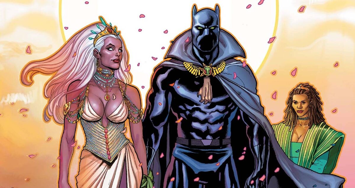 Черная Пантера и Ороро Монро 
