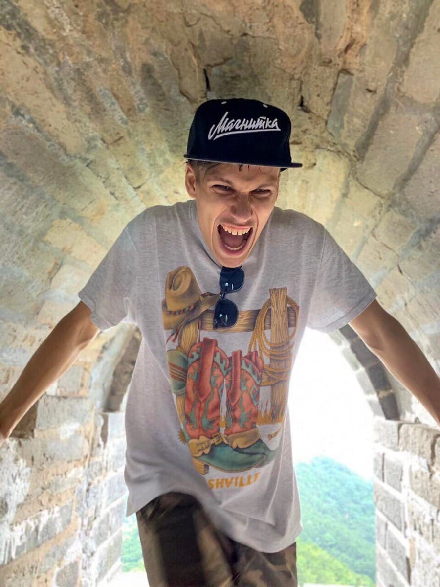 На вершине Китайской стены!