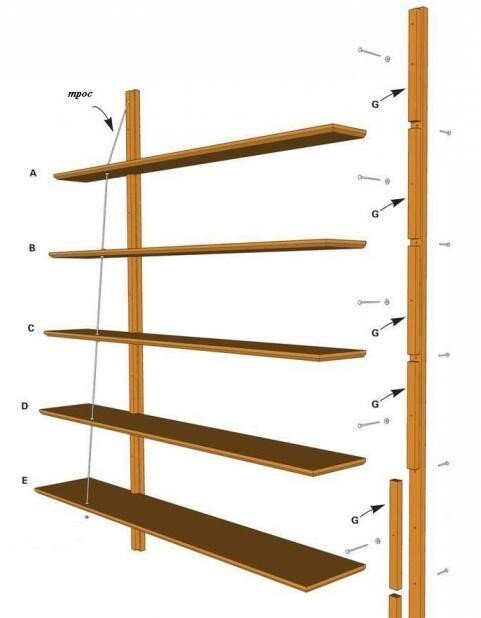 Как сделать полку для телевизора — пошаговая видеоинструкция