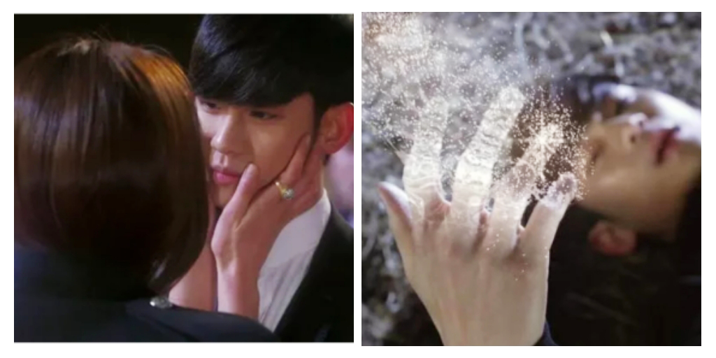 Кадр из сериала.  "Если кто-то уходит, глубоко привязавшись к человеку, то не будет ли больно тому, кого покидают, не говоря уже о том, кто покидает?"