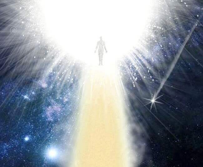 "Столб Белоснежно- искристого света". Изображение  взято с сайта omartasatt.ru 