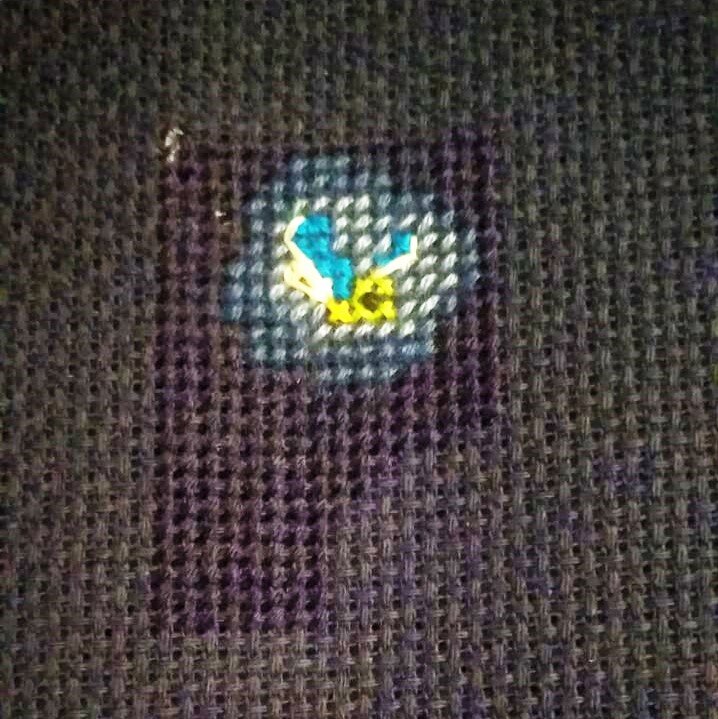 Синее на синем. Листайте галерею. Фото автора