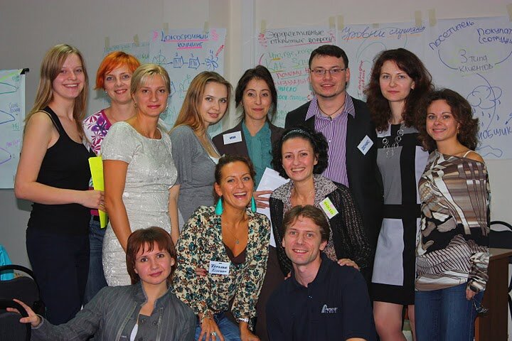 Часть группы во время обучения с Денисом Сычом