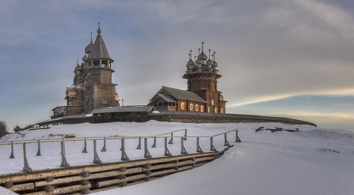 Петрозаводск Кижи зимой