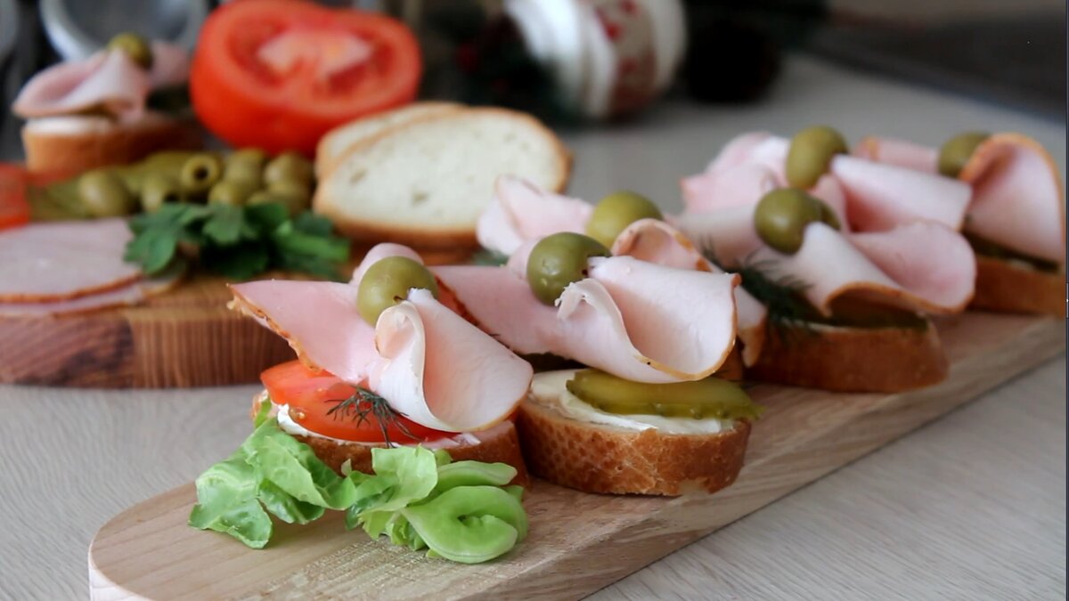 20 рецептов бутербродов на праздничный стол