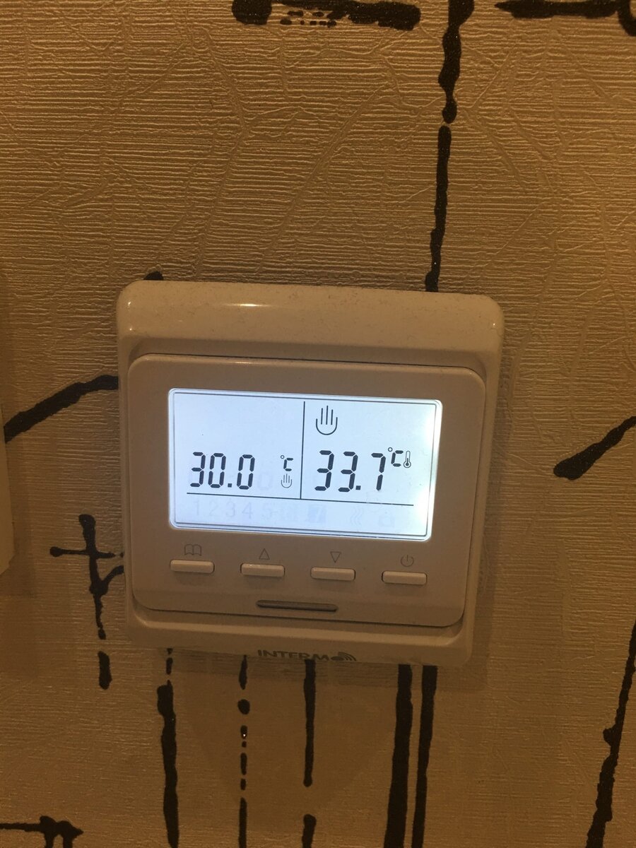 Выставил терморегулятор