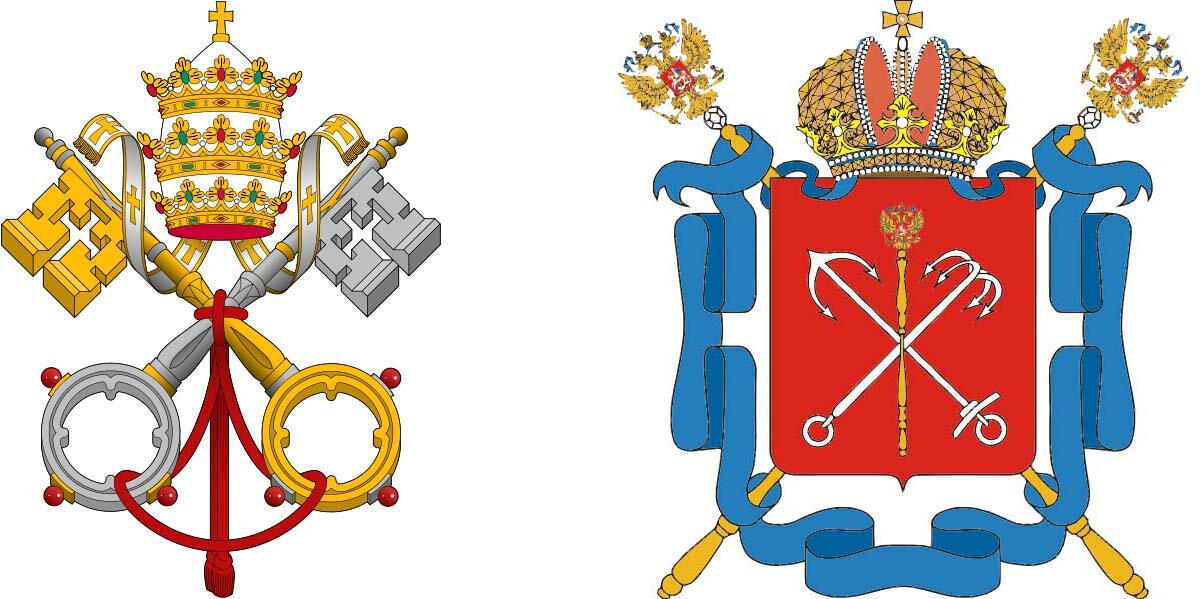 Герб санкт петербурга картинка рисунок