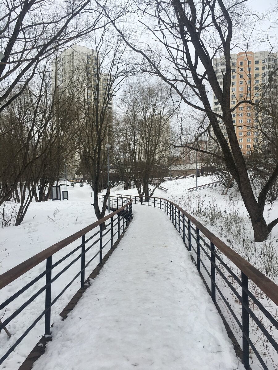 Небольшой мостик в парке