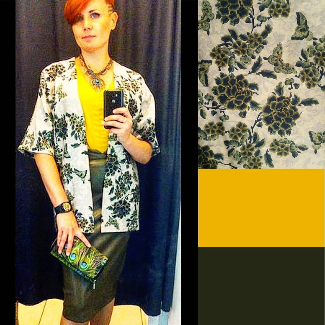 Фото из архива автора - жакет из принтованного неопрена handmate